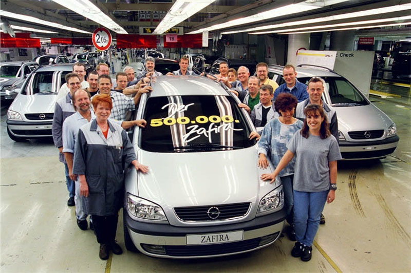 Στις 500.000 μονάδες η παραγωγή του Opel Zafira