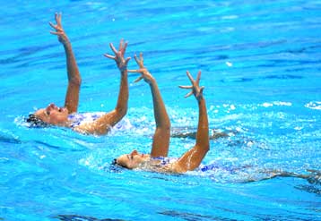 Δέκατο το ελληνικό ντουέτο της συγχρονισμένης κολύμβησης