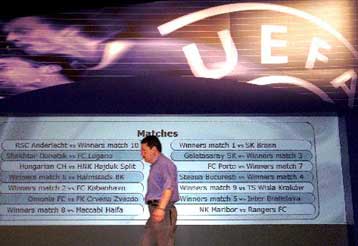 Επαναληπτικοί του α προκριματικού για το Champions League την Τετάρτη