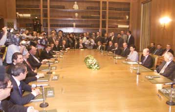 Συνεδρίαση Yπουργικού Συμβουλίου και Εκτελεστικού Γραφείου του ΠΑΣΟΚ