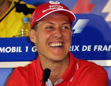 Πρώτος ο Μίκαελ Σουμάχερ, δεύτερος ο αδερφός του, Ραλφ, στο γαλλικό Grand Prix