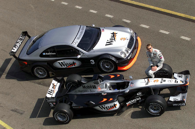 Ο M.Hakkinen δοκίμασε τη Mercedes-Benz CLK του DTM