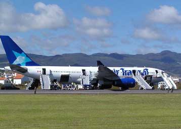 Πενήντα οκτώ τραυματίες κατά την αναγκαστική προσγείωση Airbus στις Αζόρες