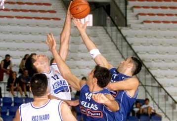 Νίκη της εθνικής μπάσκετ 92-68 επί της μεικτής LEB