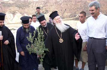 Ολοκληρώνεται η επίσκεψη του Βαρθολομαίου στη Νίσυρο