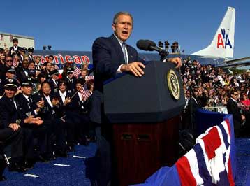 Σε εφαρμογή τα νέα μέτρα του Μπους για την ασφάλεια στα αεροπλάνα