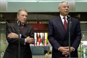 Συνάντηση Πάουελ – Τζεμ στην Ουάσινγκτον με αντικείμενο τις επιθέσεις στις ΗΠΑ