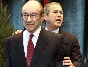 Κρίσιμες ομιλίες Μπους – Γκρίνσπαν την Πέμπτη  στο Κογκρέσο – Αγωνία για την οικονομία