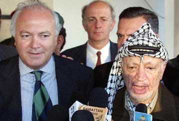 Δεν έχει καθοριστεί ο τόπος ούτε ο χρόνος της συνάντησής μας, δηλώνουν Πέρες και Αραφάτ