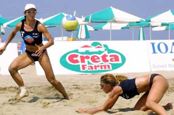 Πρωταθλήτριες Ευρώπης στο μπιτς βόλεϊ, οι Καραντάσιου-Σφυρή