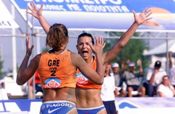 Στους «4» του Ευρωπαϊκού Πρωταθλήματος μπιτς βόλεϊ, Σφυρή-Καραντάσιου