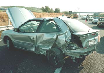 Μείωση κατά 14,1% των τροχαίων ατυχημάτων τους πρώτους οκτώ μήνες του 2001