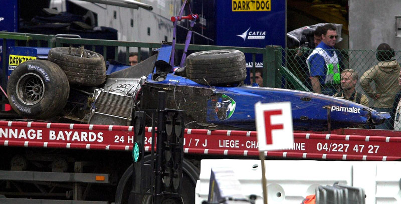 Τυχερός αλλά….οργισμένος ο L.Burti για το ατύχημα στο GP Βελγίου