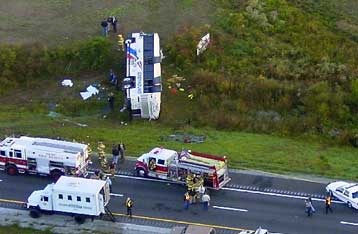 Δέκα νεκροί σε περίεργο τροχαίο στην Πολιτεία του Τενεσί