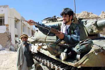 Αμερικανική ώθηση στους Αφγανούς αντάρτες της Βόρειας Συμμαχίας