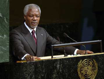 Στον ΟΗΕ και τον Κόφι Ανάν το Νόμπελ Ειρήνης το 2001