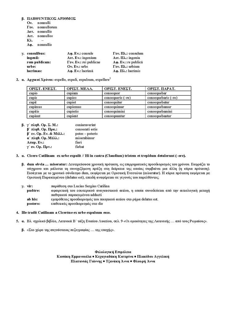Β Λυκείου – 10/05/2004 – Λατινικά Θεωρητικής Κατεύθυνσης