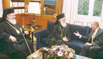 Με τον Πρόεδρο της Δημοκρατίας συναντήθηκε ο Αρχιεπίσκοπος Αλβανίας