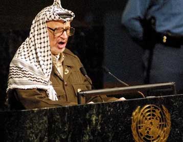 Ανεξάρτητο κράτος με πρωτεύουσα την Ιερουσαλήμ ζήτησε ο Αραφάτ από τα Ηνωμένα Έθνη