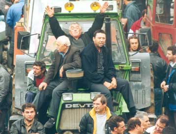 Αγροτικό συλλαλητήριο πραγματοποιήθηκε στο κέντρο της Καρδίτσας