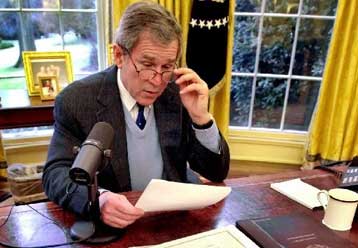 Ευχαριστίες Μπους στο λαό των ΗΠΑ για την «καλή και γενναία καρδιά» του