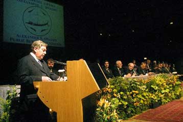 Η απονομή των βραβείων του Ιδρύματος Ωνάση για το έτος 2001