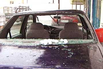 Σοβαρές ζημιές από χαλαζόπτωση στο Ηράκλειο