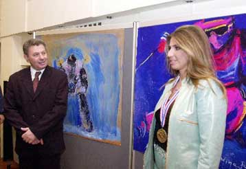 Ολυμπιακή διάκριση για τη ζωγράφο Μίνα Παπαθεοδώρου-Βαλυράκη