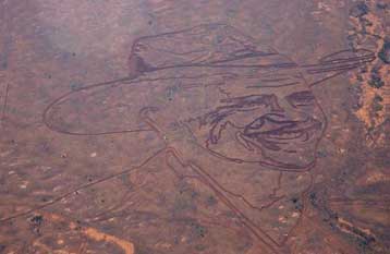 Ένας καουμπόι οργωμένος στο χώμα είναι το μεγαλύτερο έργο τέχνης στον κόσμο