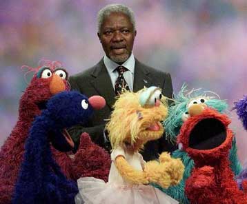 Στο «Σουσάμι Ανοιξε» ο ΓΓ του ΟΗΕ Κόφι Ανάν