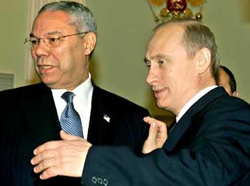 Δεν συναινεί στην ανάπτυξη της NMD το Κρεμλίνο, επανέλαβε ο Πούτιν στον Πάουελ