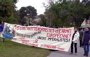 Μία σύλληψη και πέντε απελάσεις Ελλήνων διαδηλωτών στο Λάακεν