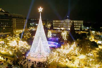 Τριακόσια τριάντα οκτώ εκατ. δρχ. για τις χριστουγεννιάτικες εκδηλώσεις δαπάνησε ο Δήμος Αθηναίων