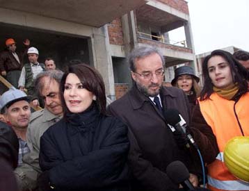 Επιθεώρηση του Ολυμπιακού χωριού από Γ.Αγγελοπούλου και Λ.Τζιόλα