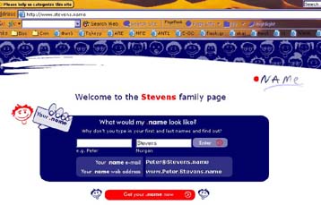 Πρεμιέρα για τους δικτυακούς τόπους με… ονοματεπώνυμο (.name)