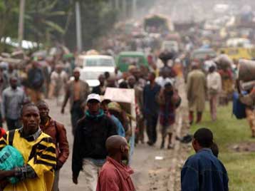 Χωρίς φαγητό και νερό χιλιάδες εκτοπισμένοι από την έκρηξη του ηφαιστείου στο Κονγκό