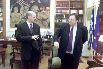 H Ολυμπιακή Εκεχειρία στη συνάντηση Βενιζέλου-Παπανδρέου