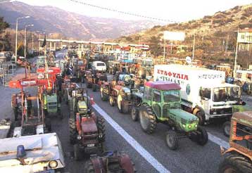 Αγροτικών κινητοποιήσεων συνέχεια, εν όψει της συνάντησης αγροτών – Δρυ τη Δευτέρα