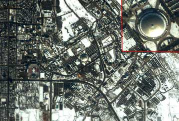 Δορυφόρος φωτογραφίζει τις ολυμπιακές εγκαταστάσεις στο Σολτ Λέικ