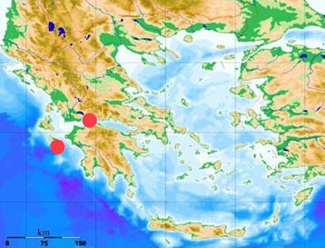 Σεισμικές δονήσεις 4,4 Ρίχτερ στη Πύλο και 4,1 στο Ρίο