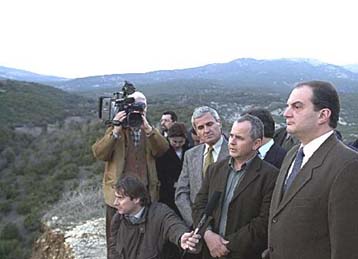 Κριτική Καραμανλή στην κυβέρνηση από εργοτάξιο της Εγνατίας Οδού