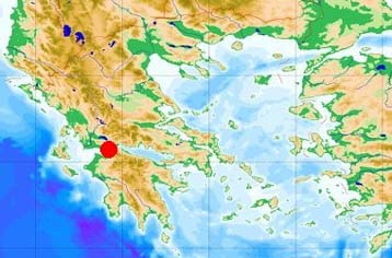 Σεισμός 4,5 βαθμών της κλίμακας Ρίχτερ σημειώθηκε στον Πατραϊκό κόλπο