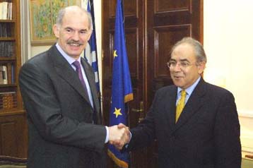 Ενώπιον αποφάσεων η Τουρκία για το Κυπριακό, συμφώνησαν Γ.Παπανδρέου και Γ.Ομήρου