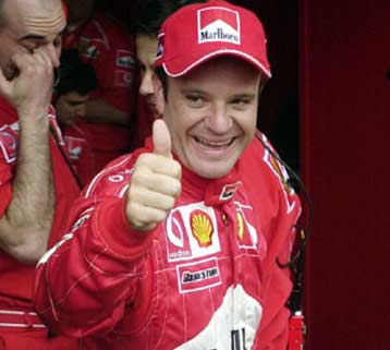 Οι δύο Ferrari στην πρώτη σειρά της εκκίνησης του GP Αυστραλίας