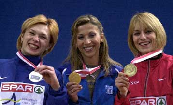 «Χρυσή» η Ξάνθου και «χάλκινη» η Κοκλώνη στο Ευρωπαϊκό Πρωτάθλημα κλειστού στίβου