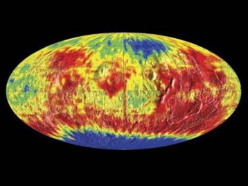 Το Mars Odyssey εντόπισε στον Αρη τεράστιες ποσότητες πάγου