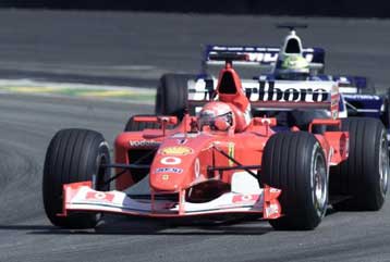 Οι αδελφοί Michael και Ralf Schumacher στις δύο πρώτες θέσεις του GP Βραζιλίας