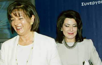 Ικανοποιημένες Β.Παπανδρέου και Γ.Αγγελοπούλου για τα Ολυμπιακά έργα στον Αγιο Κοσμά