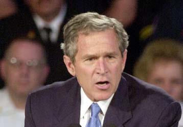 «Τρομοκρατία» οι επιθέσεις αυτοκτονίας των Παλαιστινίων, υποστηρίζει ο Μπους