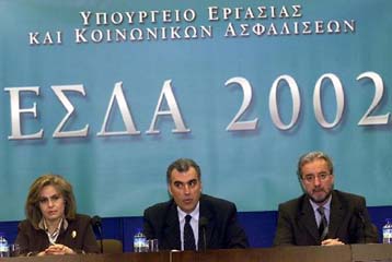 Το Εθνικό Σχέδιο Δράσης για την Απασχόληση 2002 παρουσίασε ο Δ.Ρέππας